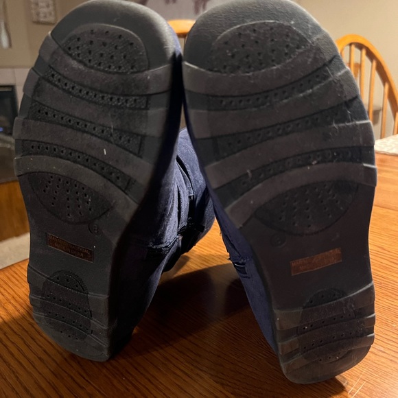 Refresh Navy suede boots - Picture 4 of 7